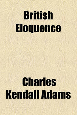 Book cover for British Eloquence