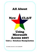 Book cover for All About New CLAiT Using Microsoft Access 2007