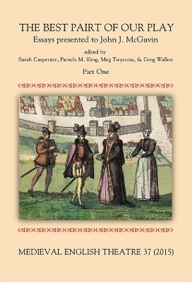 Book cover for Medieval English Theatre 37