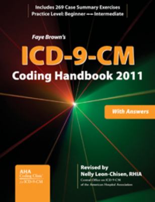 Book cover for Faye Brown's ICD-9-CM Coding Handbook with Answers 2011