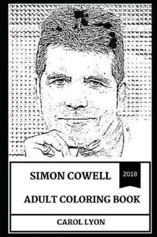 Cover of Simon Cowell Adult Coloring Book