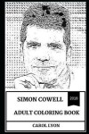 Book cover for Simon Cowell Adult Coloring Book