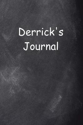 Book cover for Derrick Personalized Name Journal Custom Name Gift Idea Derrick