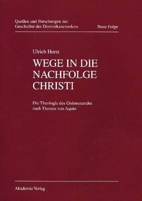 Cover of Wege in Die Nachfolge Christi