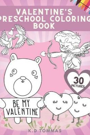 Cover of Valentine's Preschool Coloring Book