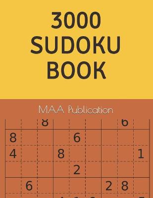 Book cover for 3000 sudoku book