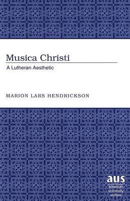 Book cover for Musica Christi