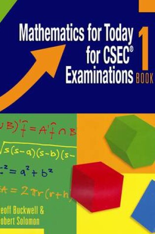 Cover of CXC Maths for Today Book 1