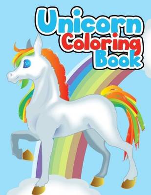 Book cover for Unicorn Coloring Book