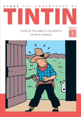 Book cover for The Adventures of Tintin Volume 1