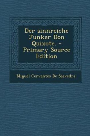 Cover of Der Sinnreiche Junker Don Quixote.