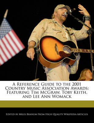 Book cover for A Reference Guide to the 2001 Country Music Association Awards