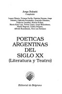 Book cover for Poeticas Argentinas del Siglo XX