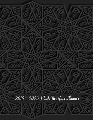 Book cover for 2019-2023 Black Five Year Planner