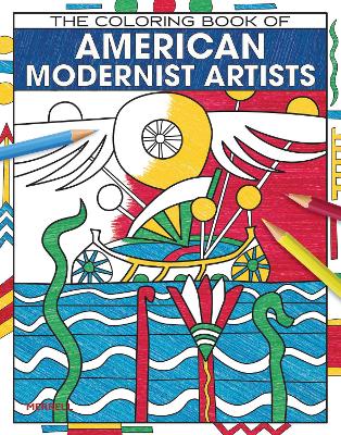 Book cover for The Coloring Book of American Modernist Artists