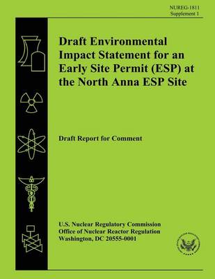 Book cover for Draft Environmental Impact Statement for an Early Site Permit (ESP) at the North Anna ESP Site