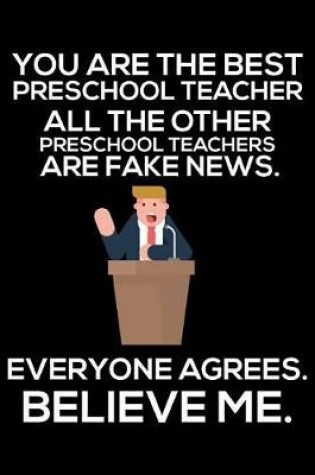 Cover of You Are The Best Preschool Teacher All The Other Preschool Teachers Are Fake News. Everyone Agrees. Believe Me.