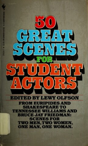 Book cover for 50 Great Scenes for Student Actors