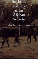 Book cover for Boyhood Rituals in an African Society