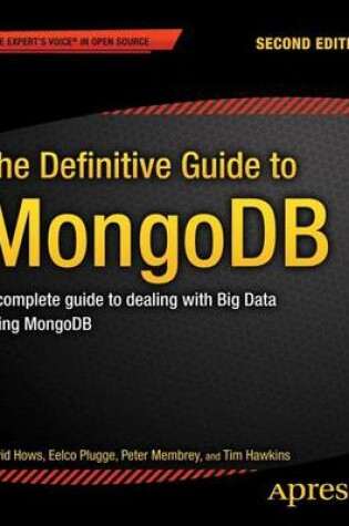 Cover of Definitive Guide to Mongodb