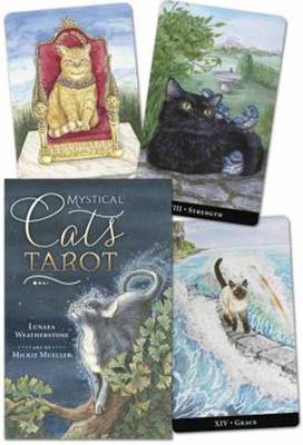 Book cover for Mystical Cats Tarot