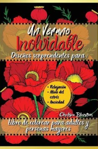 Cover of Un Verano Inolvidable Libro de Colorear para Adultos y Personas Mayores