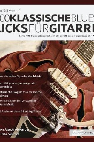 Cover of 100 Klassische Blues-Licks für Gitarre
