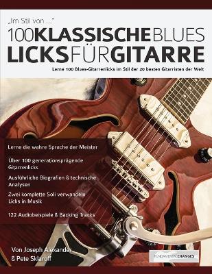 Book cover for 100 Klassische Blues-Licks für Gitarre