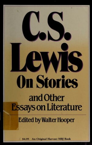 Book cover for On Stories, and Other Essays on Literature