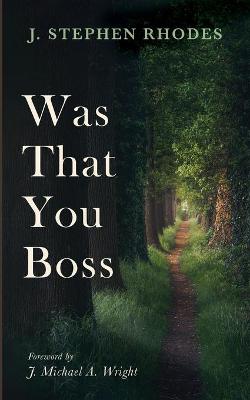 Book cover for Was That You Boss