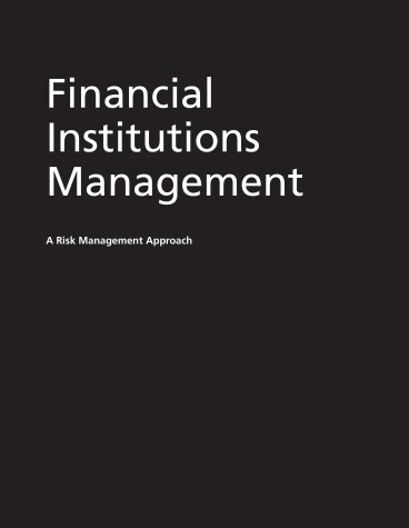 Book cover for Financial Institutions Mgmt