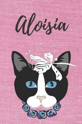 Book cover for personalisiertes Notizbuch Katze / Notizheft / Journal / Malbuch / Tagebuch / Kritzelbuch / DIN A5 / Geschenk Aloisia