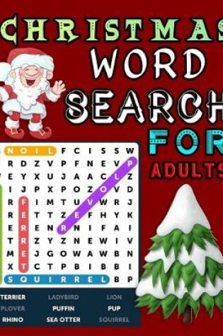 Cover of Christmas Word Search for Adults