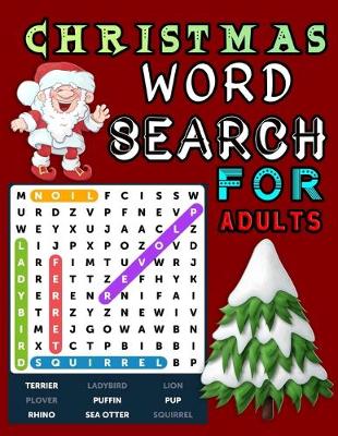Book cover for Christmas Word Search for Adults