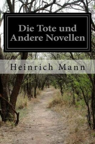 Cover of Die Tote und Andere Novellen