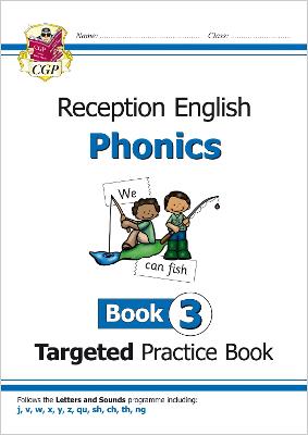 Book cover for Reception English Phonics Targeted Practice Book - Book 3