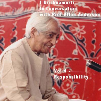 Book cover for J Krishnamurti in Conversation with Prof Allan Anderson