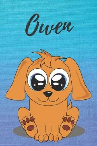 Cover of Owen dog coloring book / notebook / journal / diary