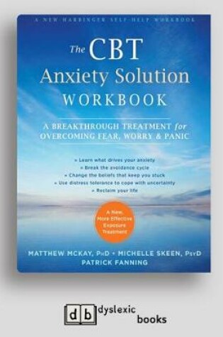 Cover of The CBT Anxiety Solution Workbook