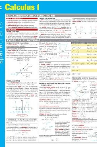 Cover of Calculus I SparkCharts