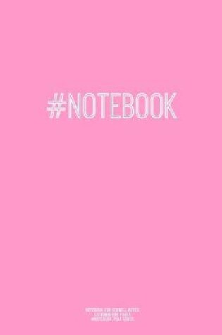 Cover of Notebook for Cornell Notes, 120 Numbered Pages, #NOTEBOOK, Pink Cover