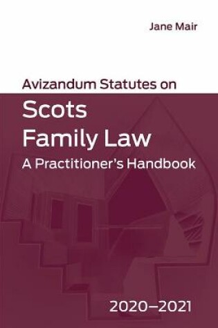 Cover of Avizandum Statutes on Scots Family Law