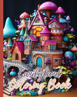 Book cover for Candyland Coloring Book For Kids