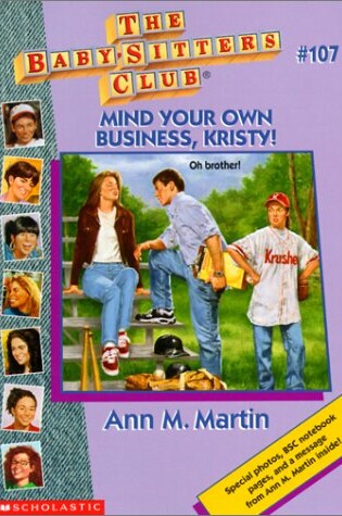 Cover of Mind Your Own Business, Kristy!