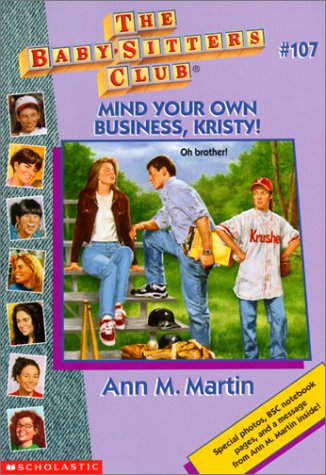 Book cover for Mind Your Own Business, Kristy!