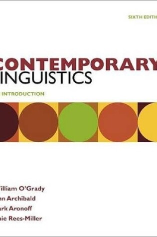 Cover of Contemporary Linguistics