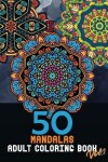 Book cover for 50 Mandalas adult coloring book Vol.2