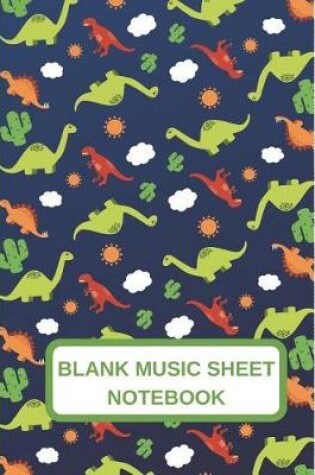 Cover of Blank Music Sheet Notebook