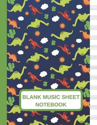 Cover of Blank Music Sheet Notebook