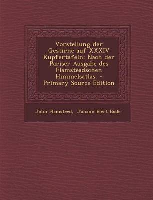 Book cover for Vorstellung Der Gestirne Auf XXXIV Kupfertafeln